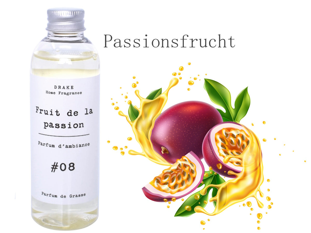 Nr.08 / FRUIT DE LA PASSION - Diffuser Parfum-Öl Nachfüllflasche 100ml