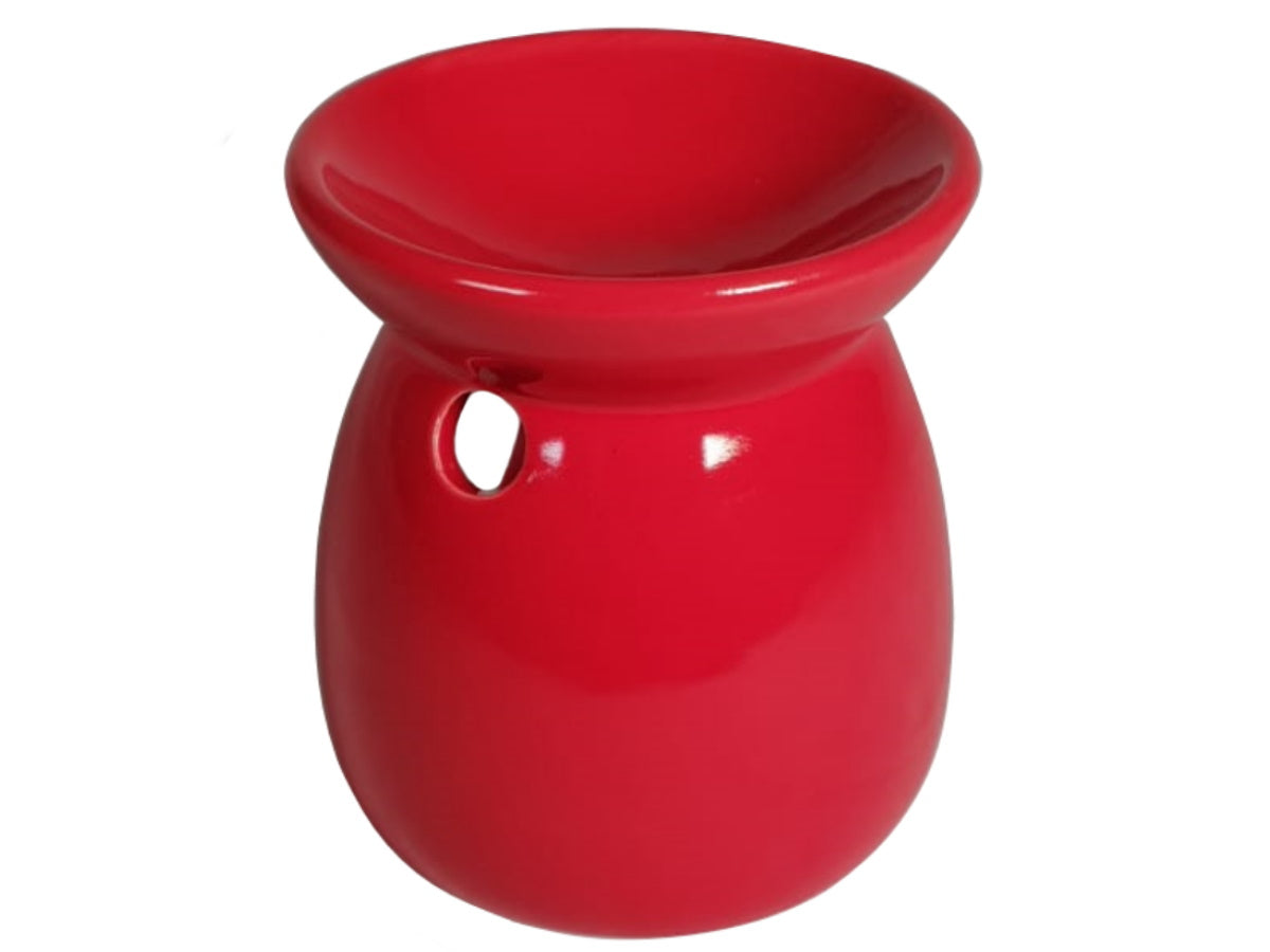 Aromalampe CLASSICO aus Keramik 10 cm - rot