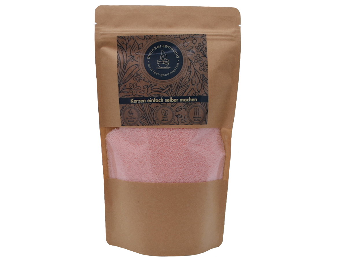 KERZENSAND 400G ROSA